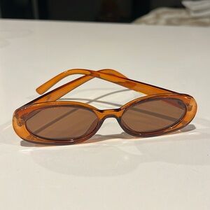 Round Brown Sunglasses